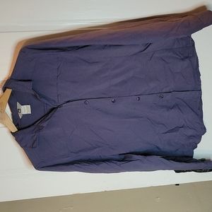 REI Outdoors Button Up Long Sleeve Shirt - Large - Grey